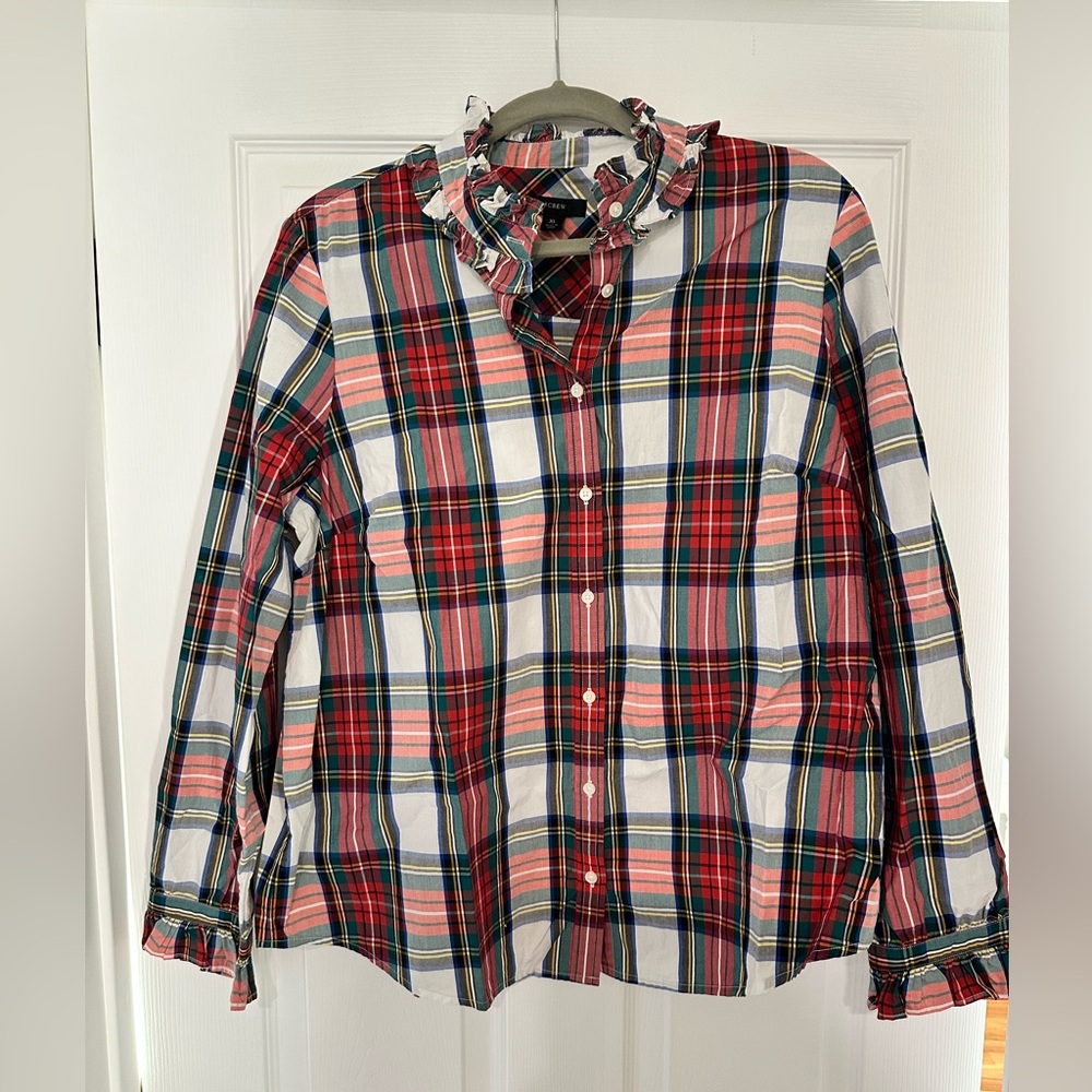 Women’s holiday Plaid Shirt